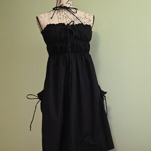 LaRok Black Strapless Dress